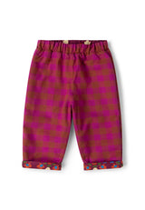 Folk Birds Reversible Pull On Trousers, Purple