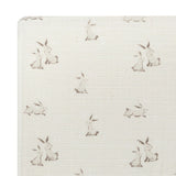 Avery Bunny Organic Cotton Fitted Crib Sheet