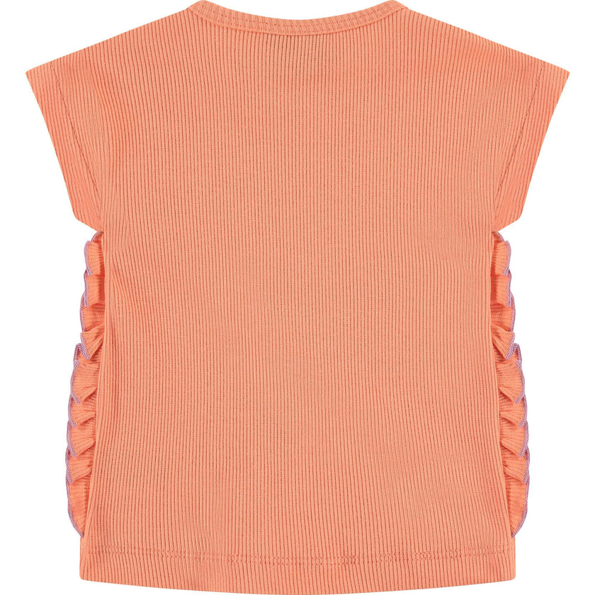 Ribbed Short Sleeve T-Shirt