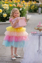 Neon Glow Pastel Princess Dress