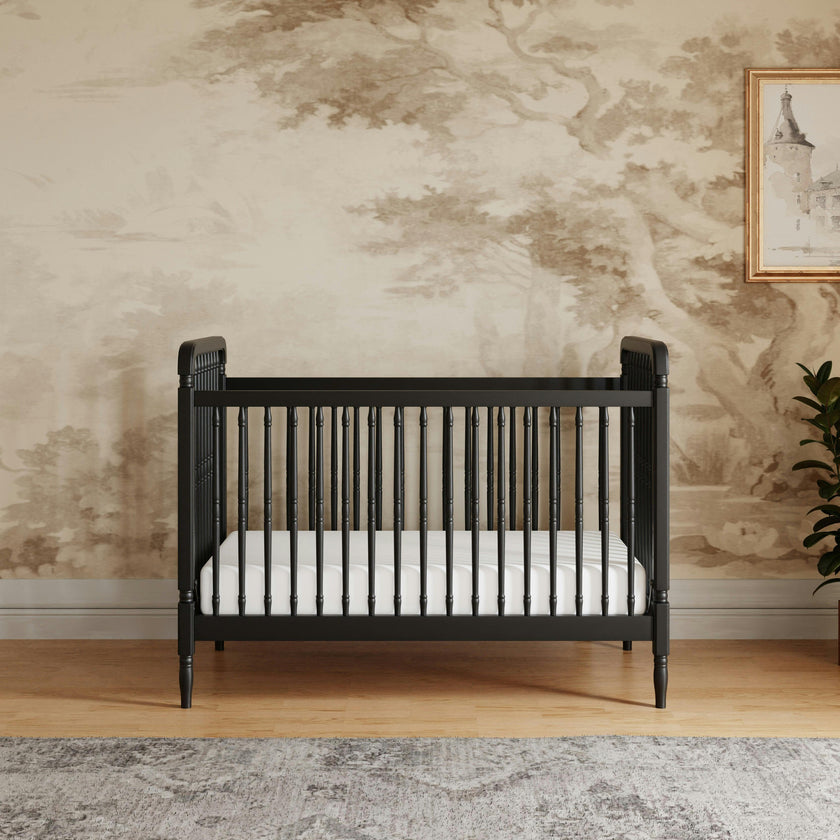 Namesake Liberty 3-in-1 Convertible Spindle Crib with Toddler Bed Conversion Kit