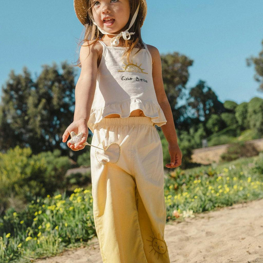 Wide-Leg Pant Set in Ciao Bella