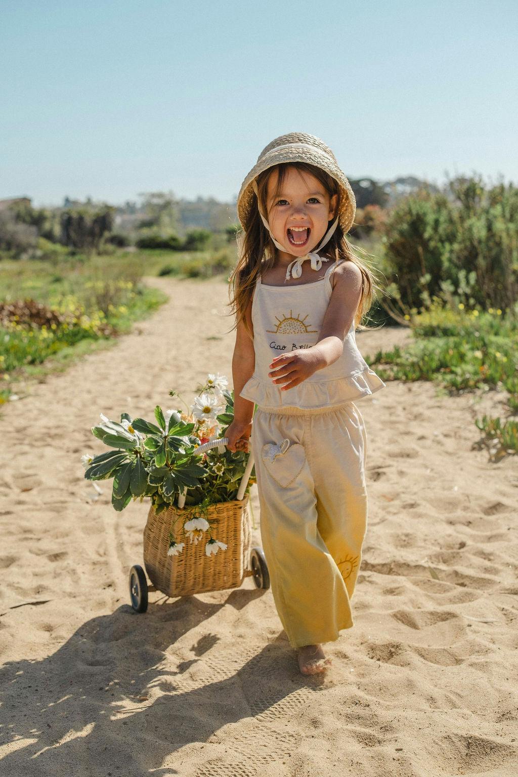 Wide-Leg Pant Set in Ciao Bella