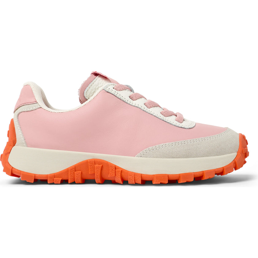 Kids Drift Trail Leather & Nubuck Vintage Sneakers, Pink