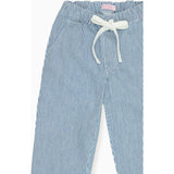 Blue Stripe Andreas Boy Cotton Trousers