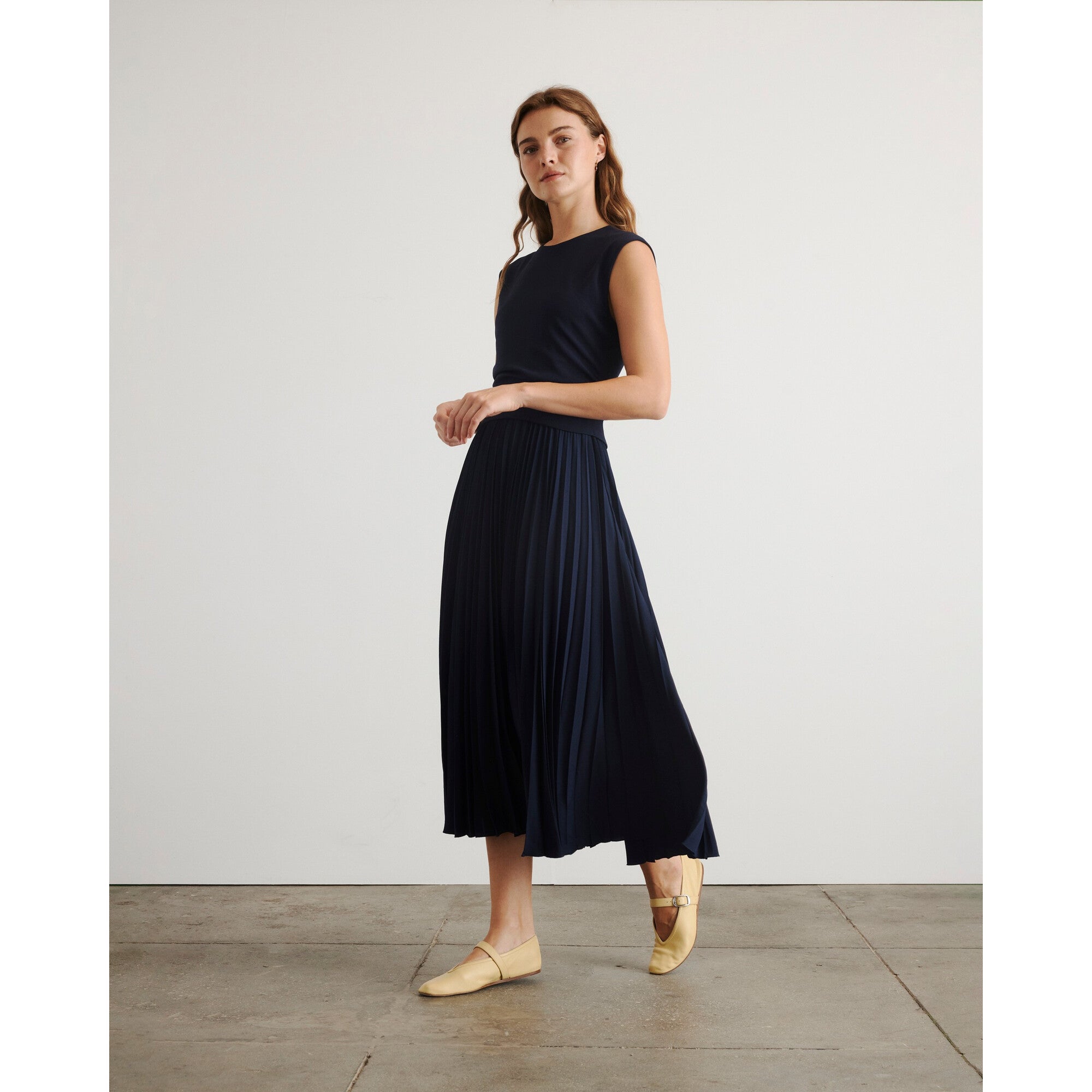 Carly Dress, Navy