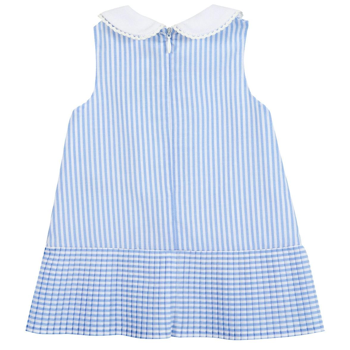 TARTINE ET CHOCOLAT Aegean Blue Baby Dress