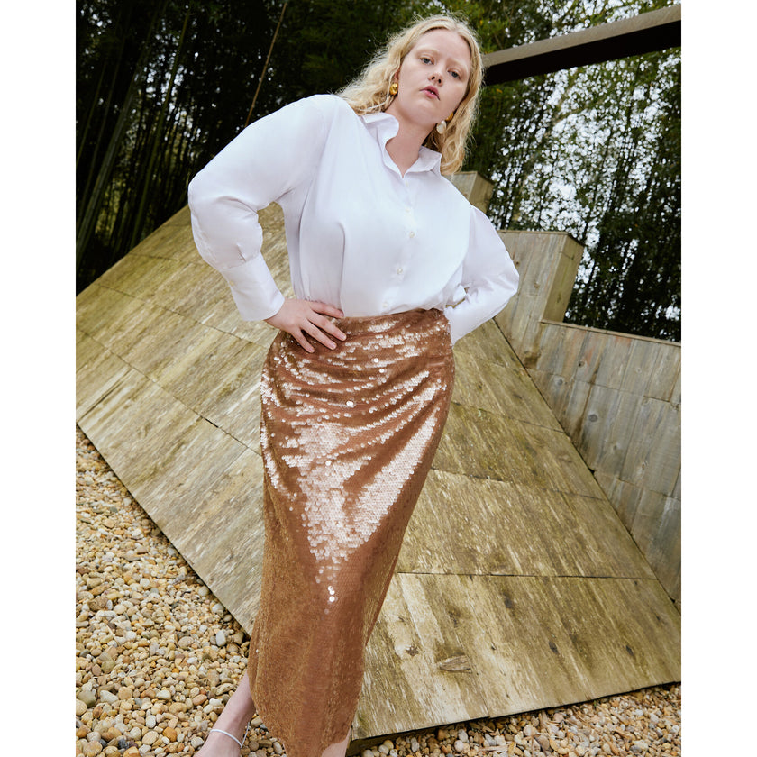 Women's Kiah Skirt, Tan