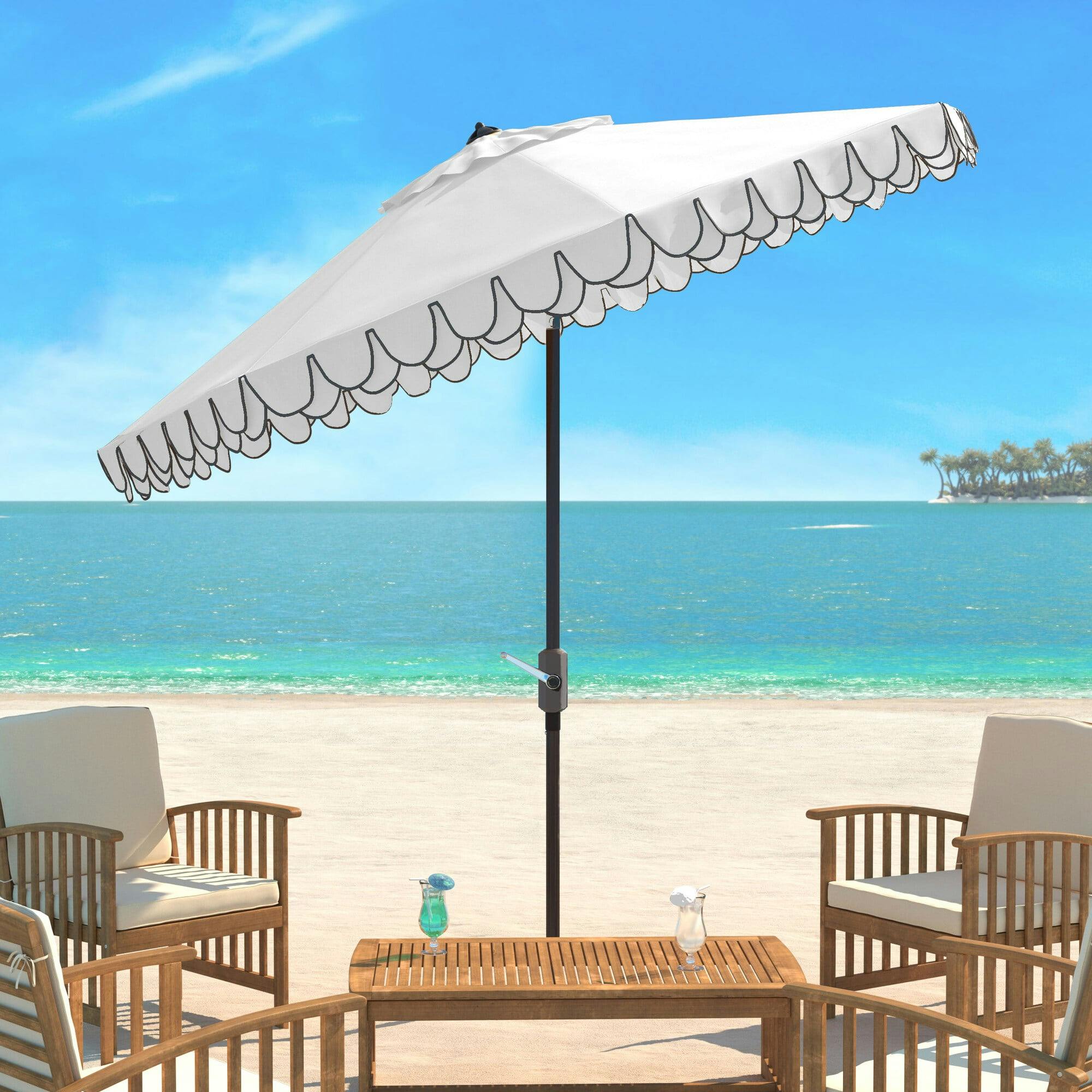 Doubled Petals Patio Umbrella