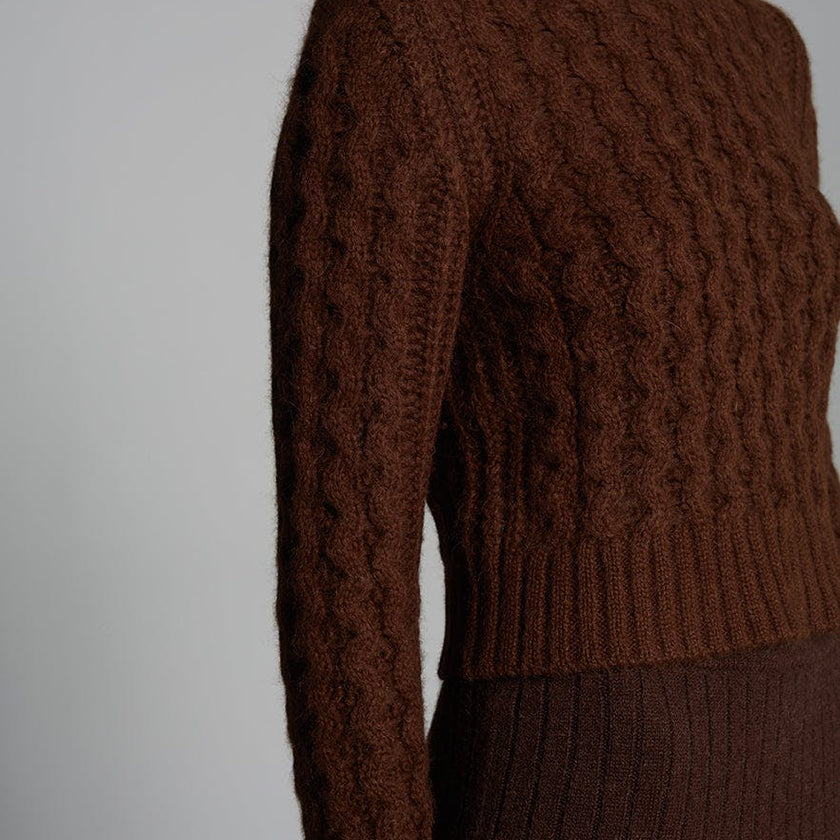 AMARA SWEATER | ESPRESSO