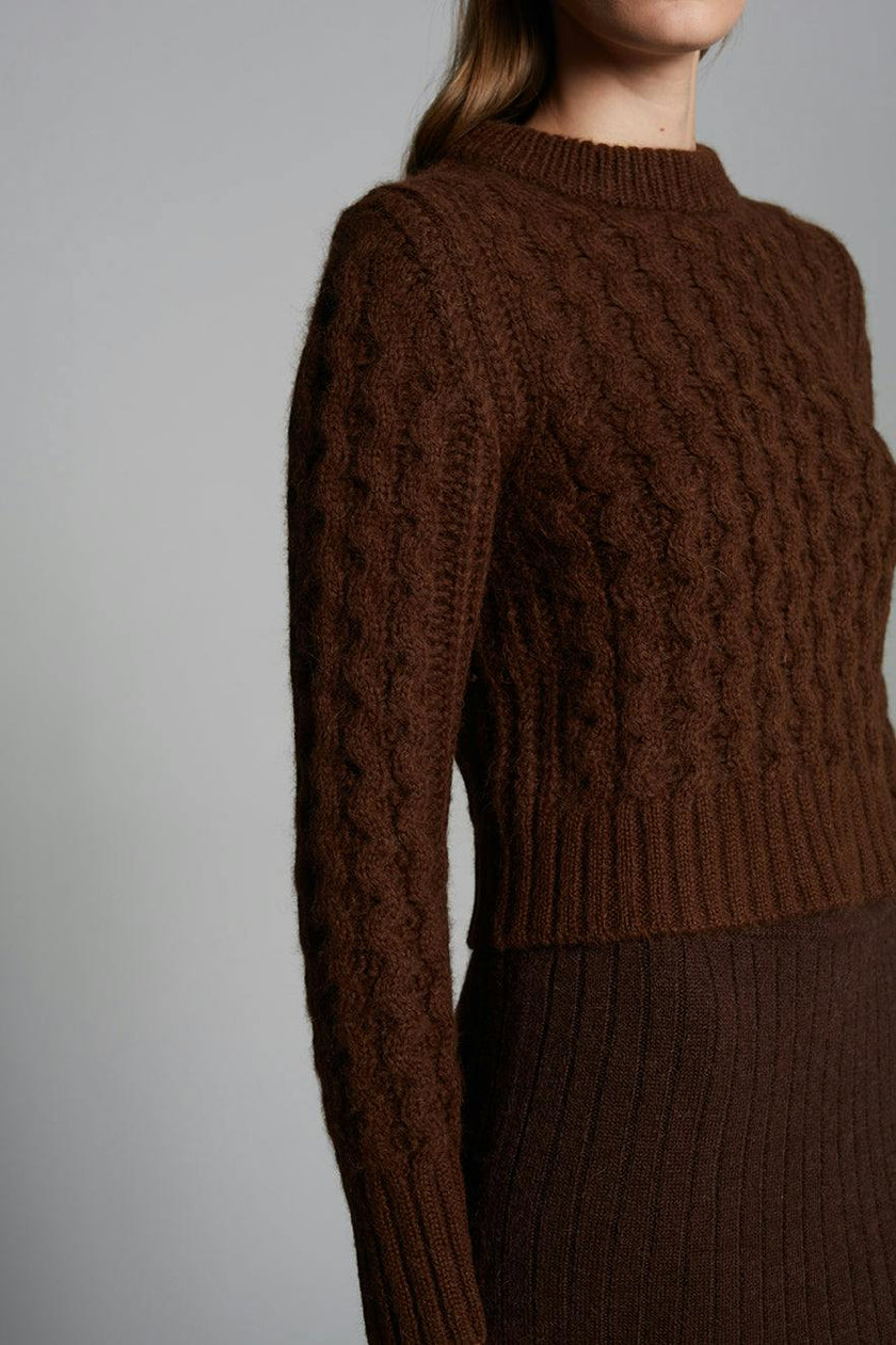AMARA SWEATER | ESPRESSO