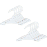 Sophia’s 7 1/2" Plastic Hangers 10 Pack Set for 18" Dolls, White