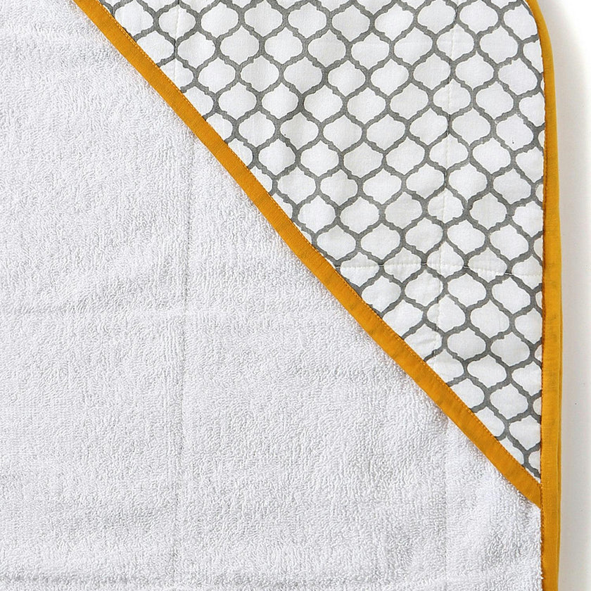 Block-Printed Terry Towel
