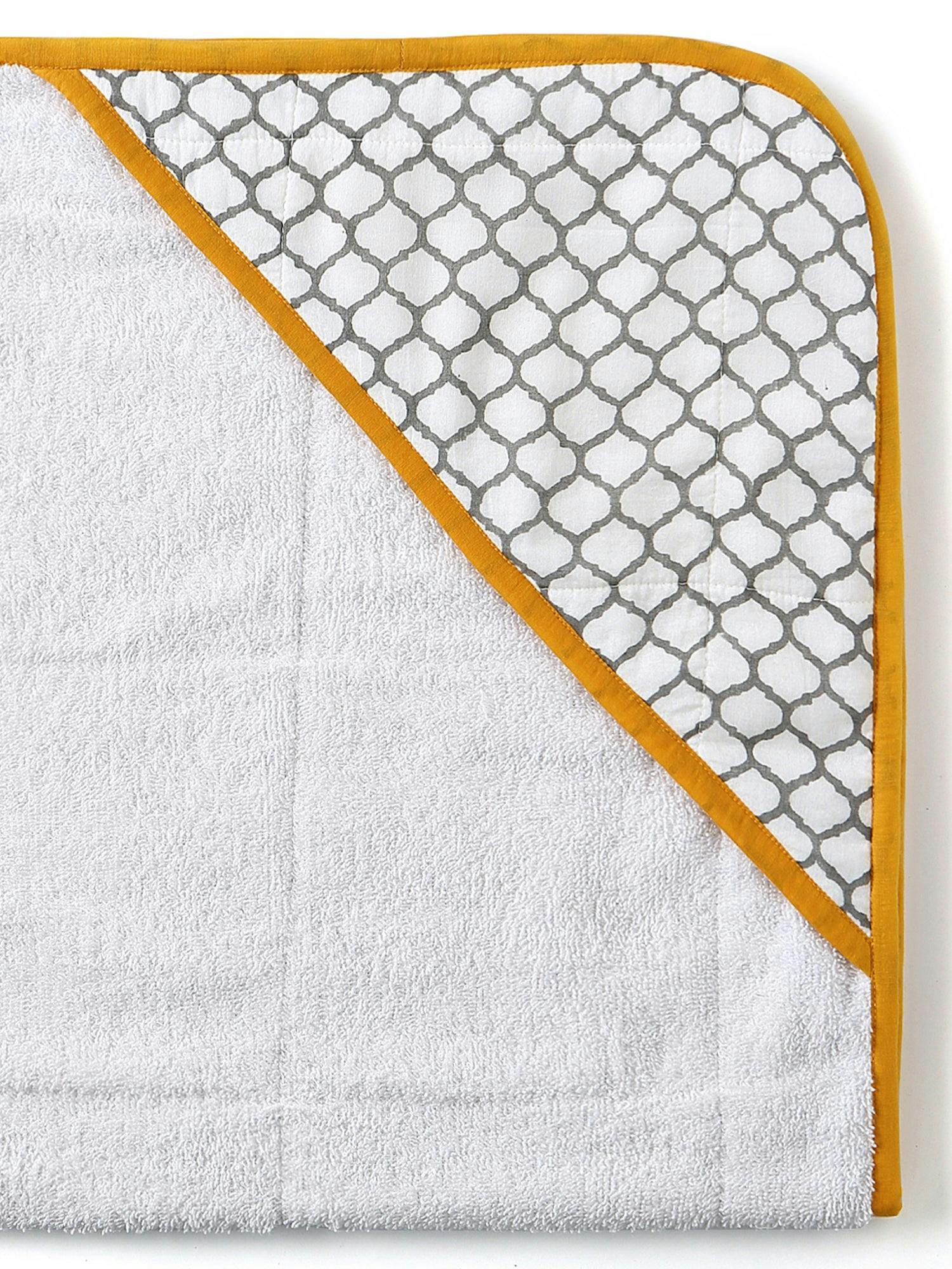 Block-Printed Terry Towel