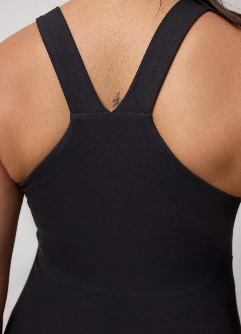 Maternity Active Dress with Built-In Shorts & Double Layer Bra