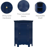 Teamson Home Glancy Corner Floor Cabinet