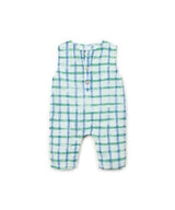 Window Pane Print Overalls