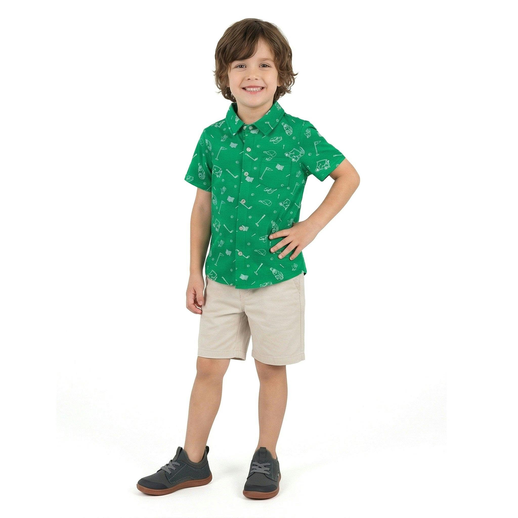 Boys Knit Buttondown | Gone Golfing