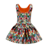 Rainbow Vibes Metallic Bubble Dress – Teen/Women
