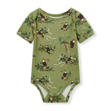 Cotton Stretch Short Sleeve One Piece