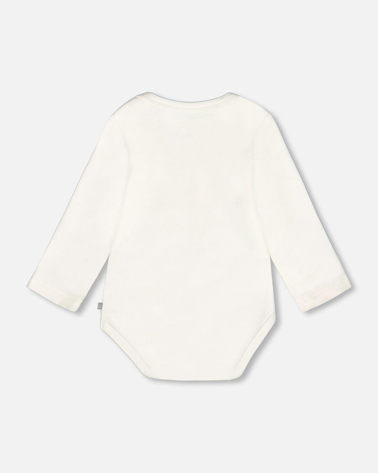 Organic Cotton Long Sleeve Romper Floral