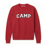 CAMP Custom Varsity Crewneck Sweatshirt, Red