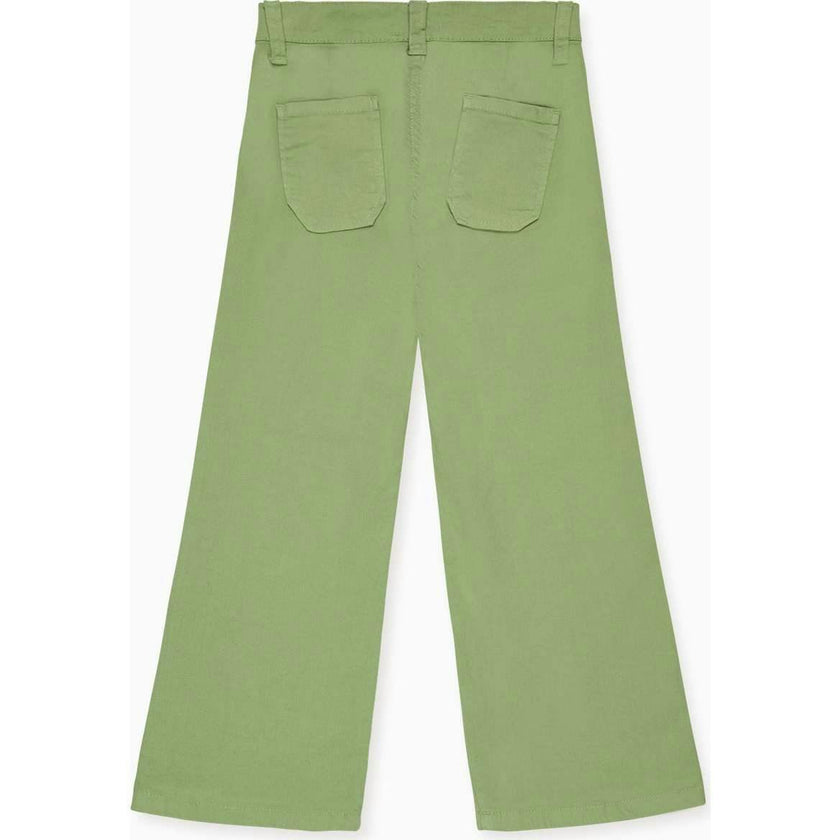 Green Enola Girl Wide Leg Jeans