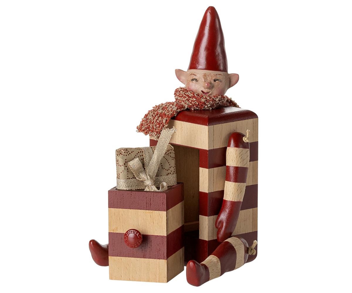 Elf with drawer - Red