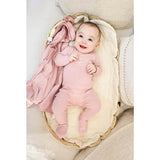 Simple Pointelle Footie and Beanie Set