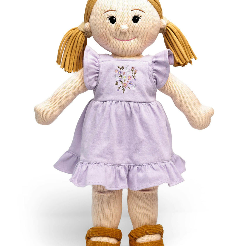 The Clementine Collective knitted doll Amelia