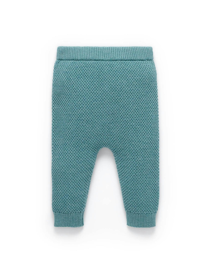 Knitted Legging Duck Egg Melange