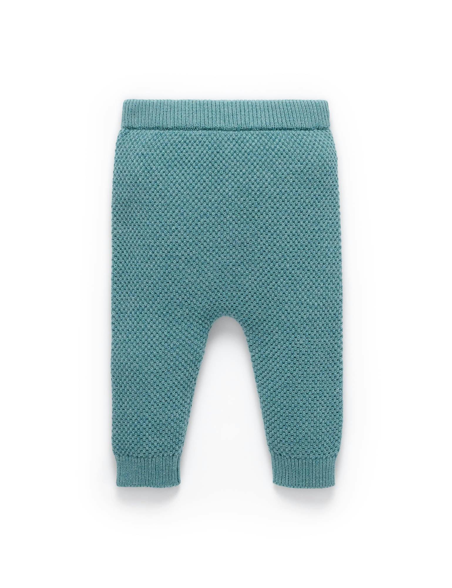 Knitted Legging Duck Egg Melange