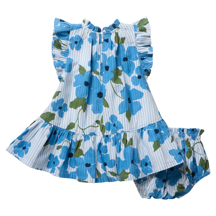 Baby Girls Harper Dress Set - Hibiscus Floral