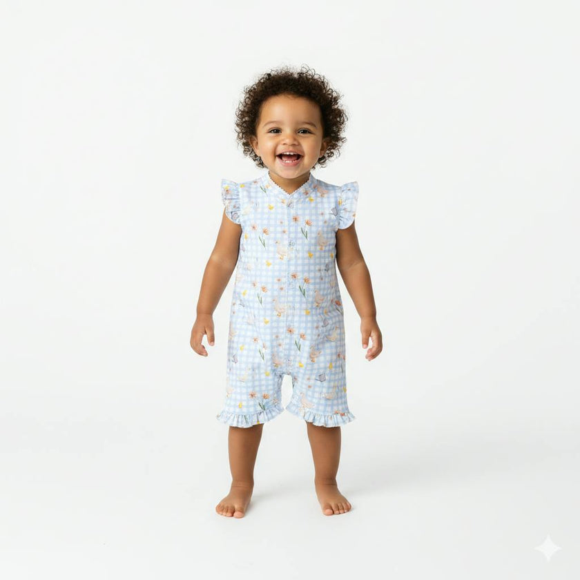 Duck & Goose Pima Cotton Short Romper