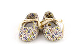 Little Royals Booties - Liberty Bleuet (cornflower)