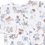Football Nursery - 2 Way Zipper Footie