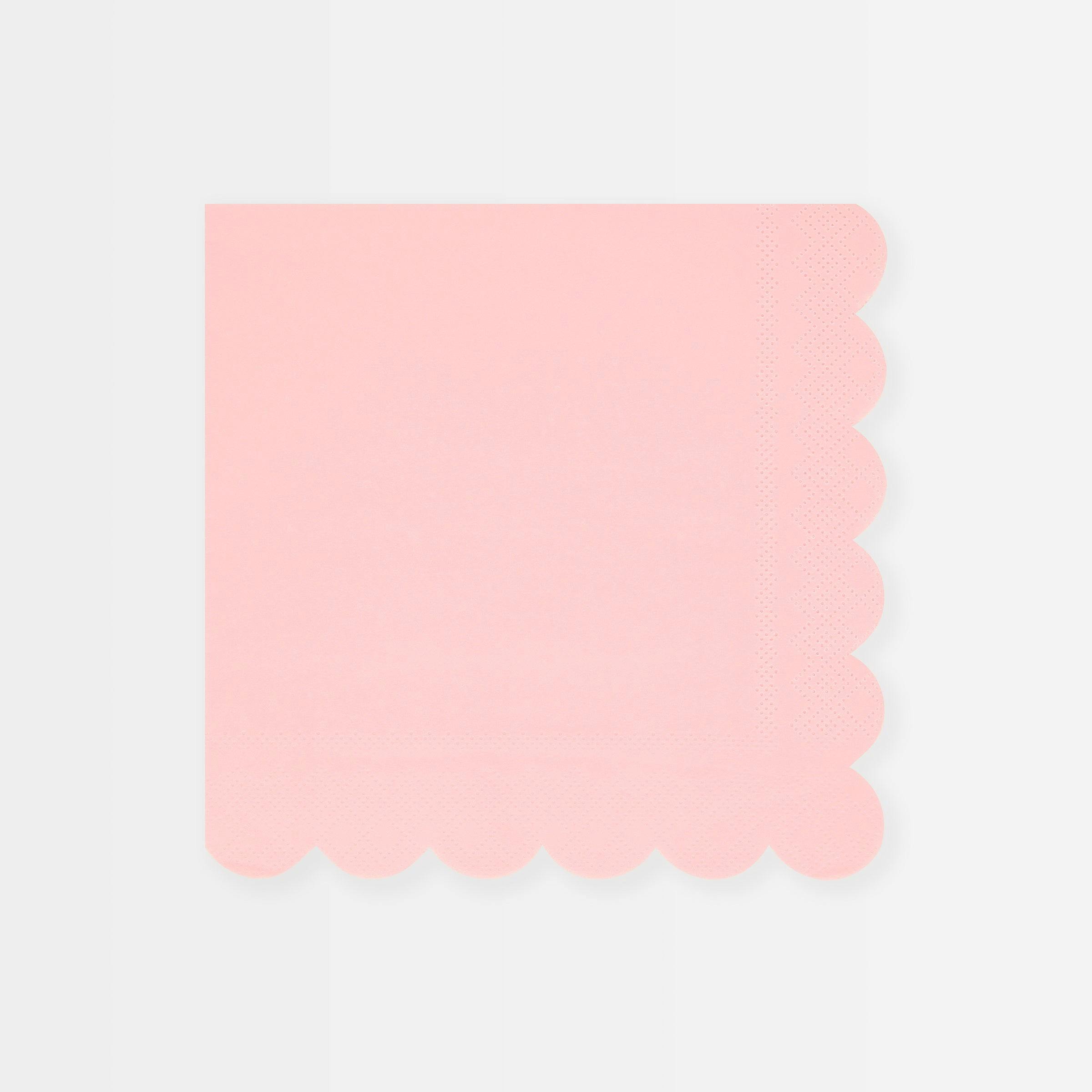 Cotton Candy Pink Large Napkins