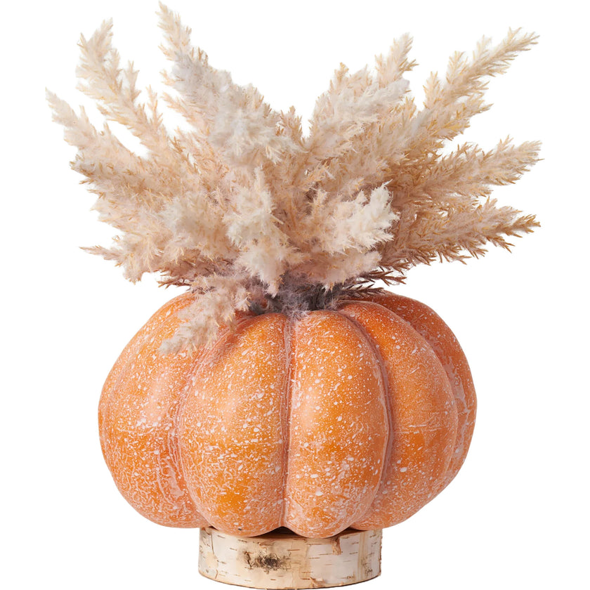 Pampas Grass Pumpkin Centerpiece
