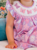Lucy Butterfly Smocked Dress