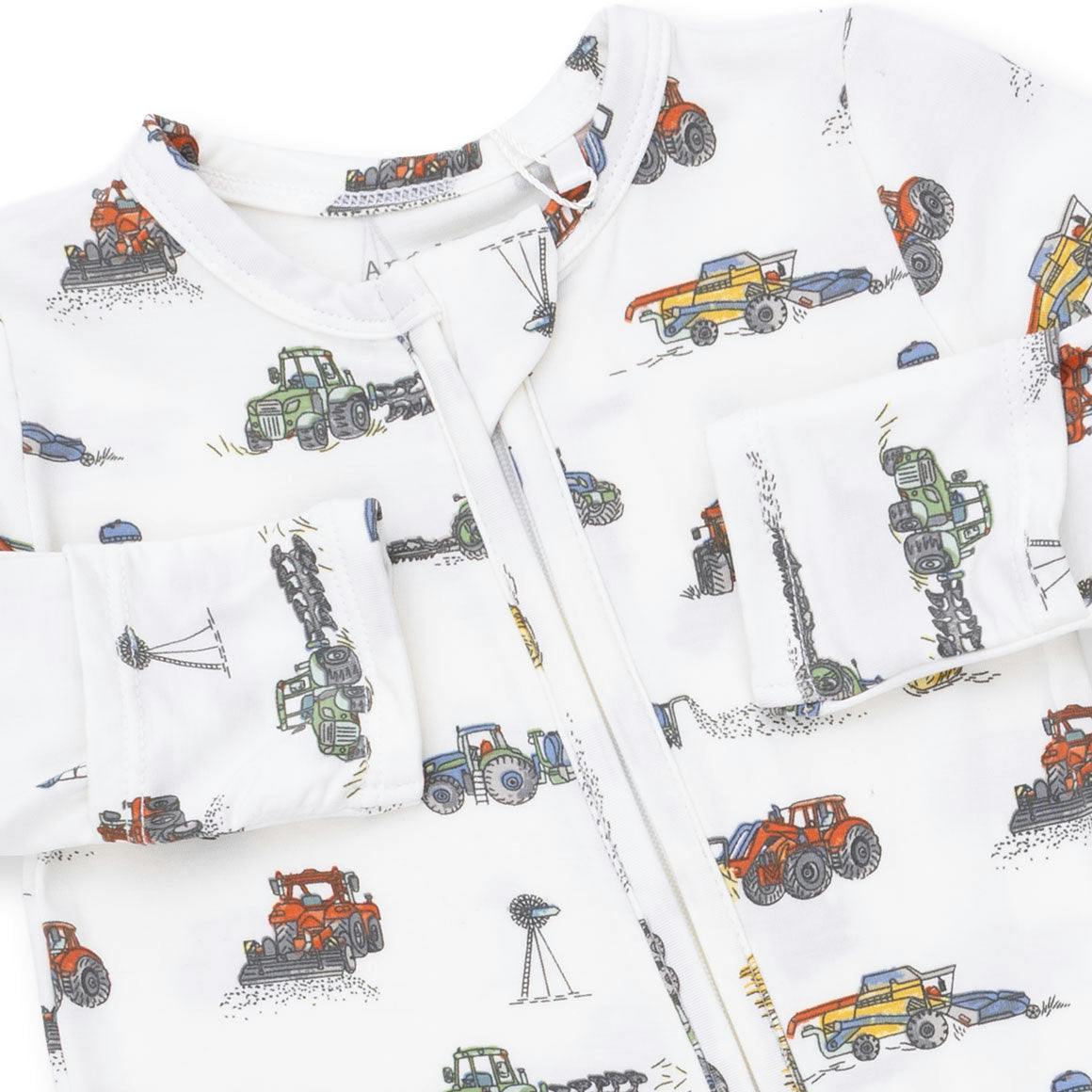 Farm Machines - 2 Way Zipper Footie