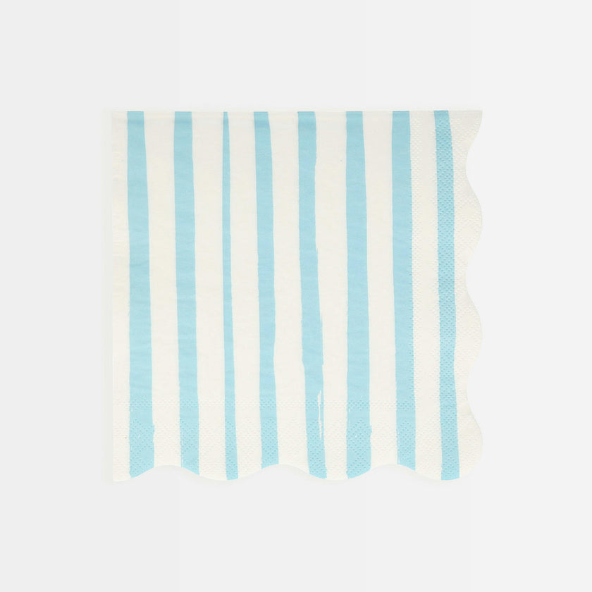 Blue Stripe Large Napkins
