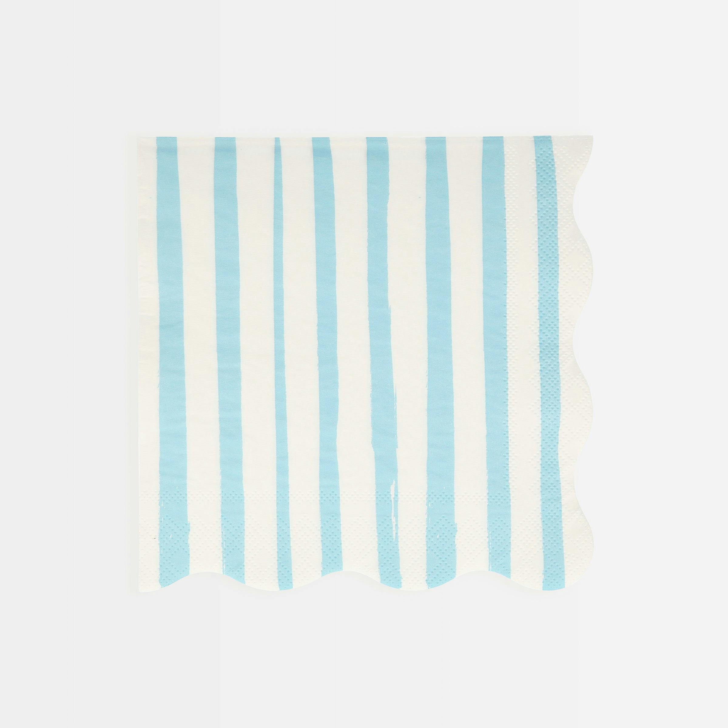 Blue Stripe Large Napkins