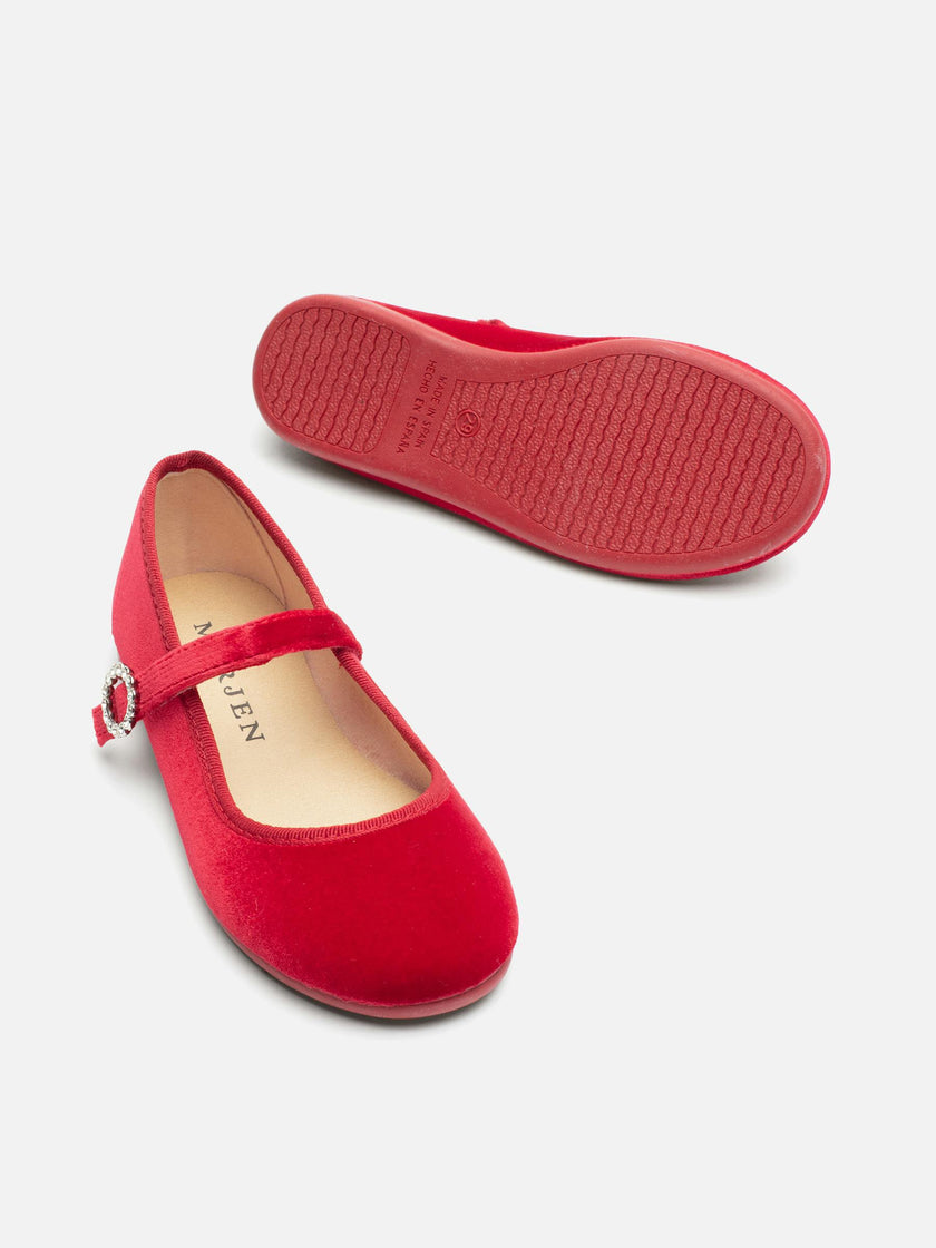Classic Velvet Mary Janes