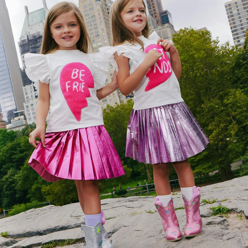 Best Friends Ruffle Sleeve T-Shirts
