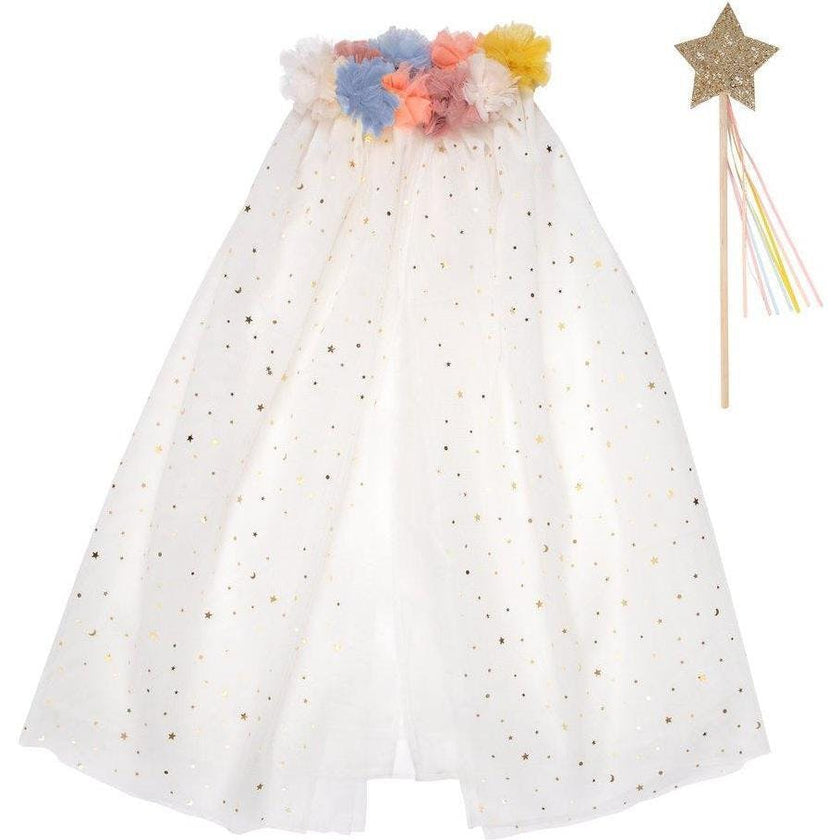 Pompom Collar Cape