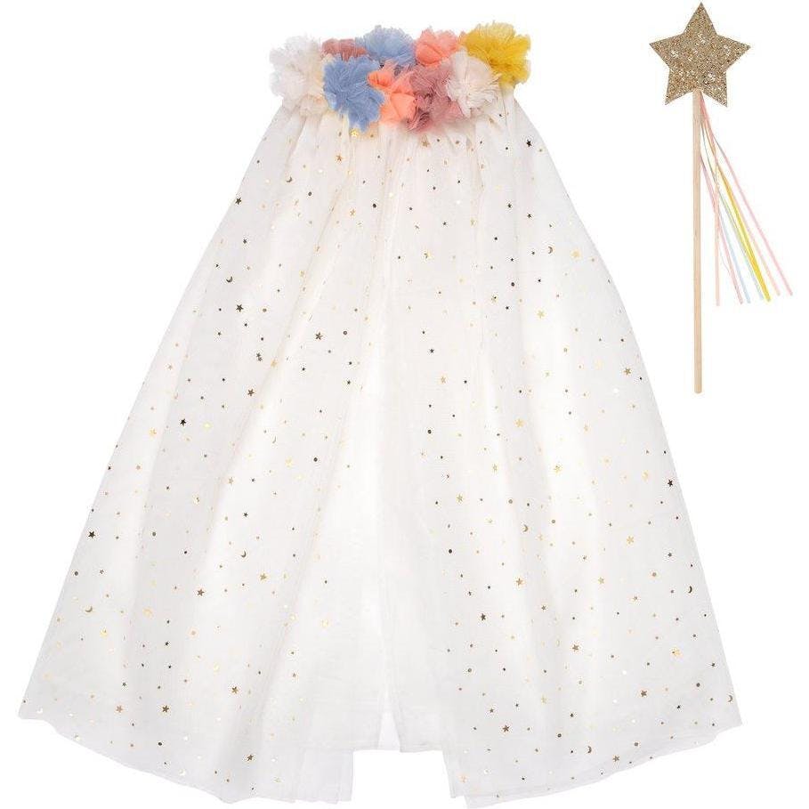 Pompom Collar Cape
