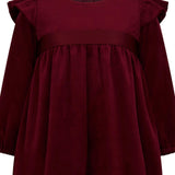 Chloe Velvet & Satin Bow Party Dress