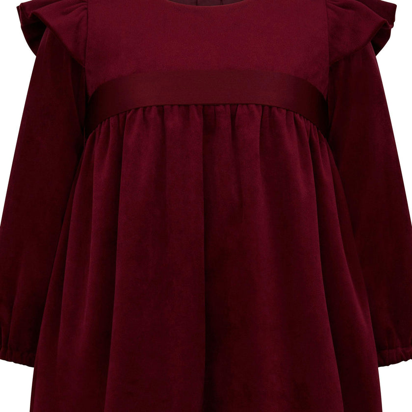 Chloe Velvet & Satin Bow Party Dress