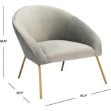 Mandi Velvet Accent Chair