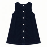 Malice Velvet Dress for Girls with a Bow